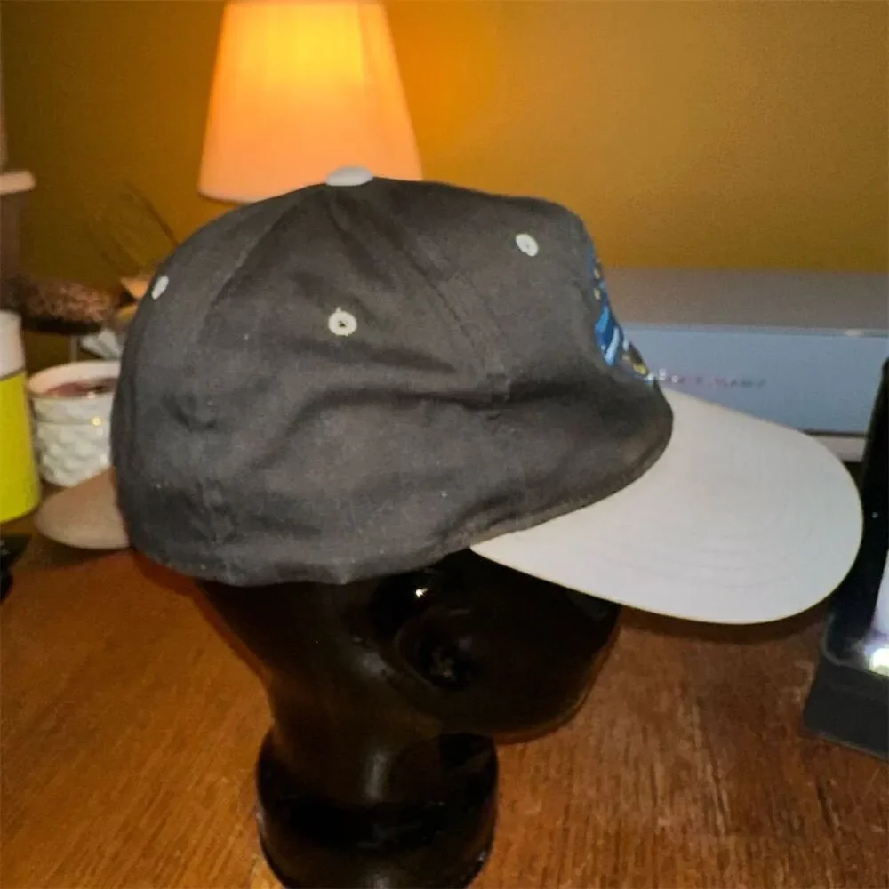 Vintage Chevrolet Snapback Hat Black Unisex Embroidered Logo Adjustable